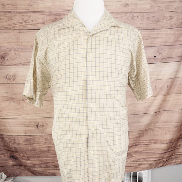 DANIEL CREMIEUX COLLECTION FINE ITALIAN FABRIC BUTTON UP SHIRT MENS L - Picture 3 of 6